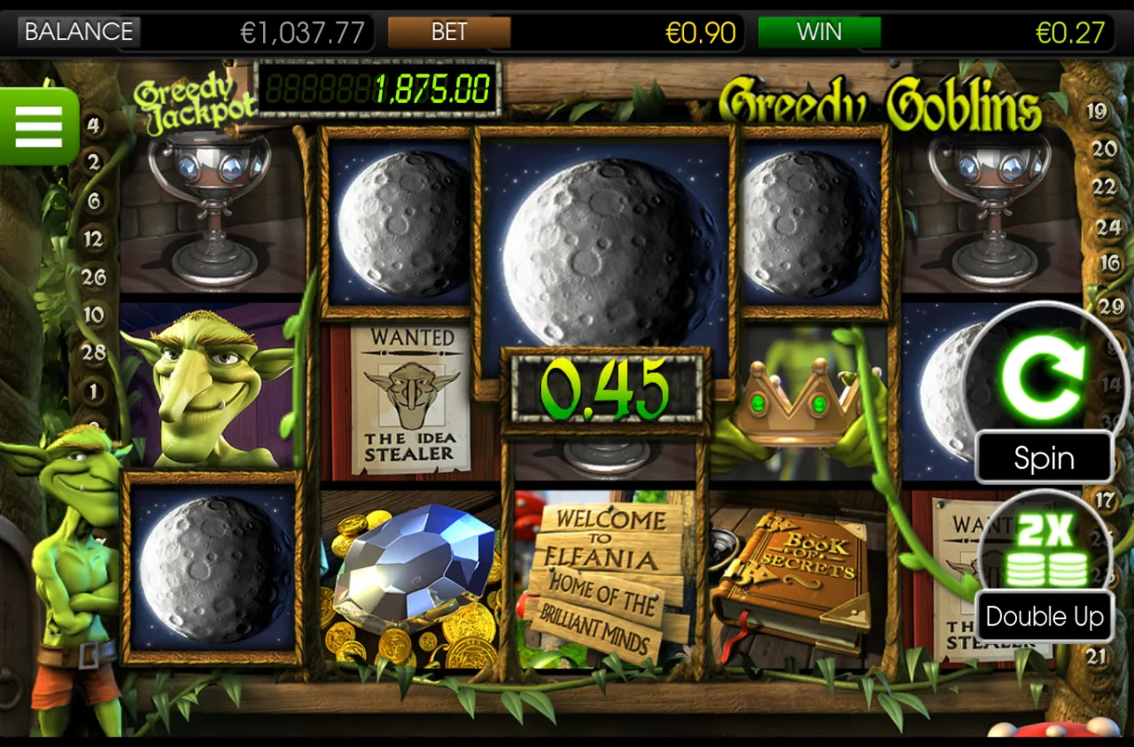 Stacked moons with the Book of Secrets in the bottom row