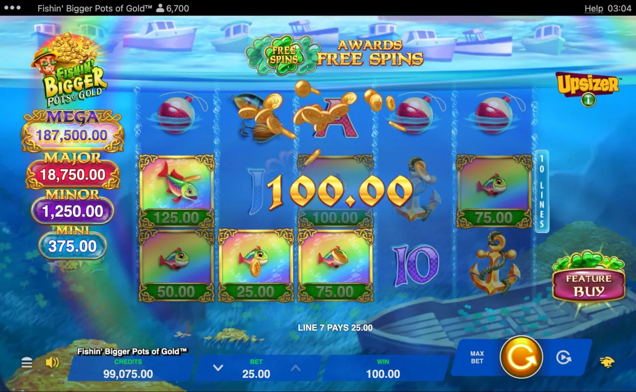 Fishin' Bigger Pots of Gold slot
