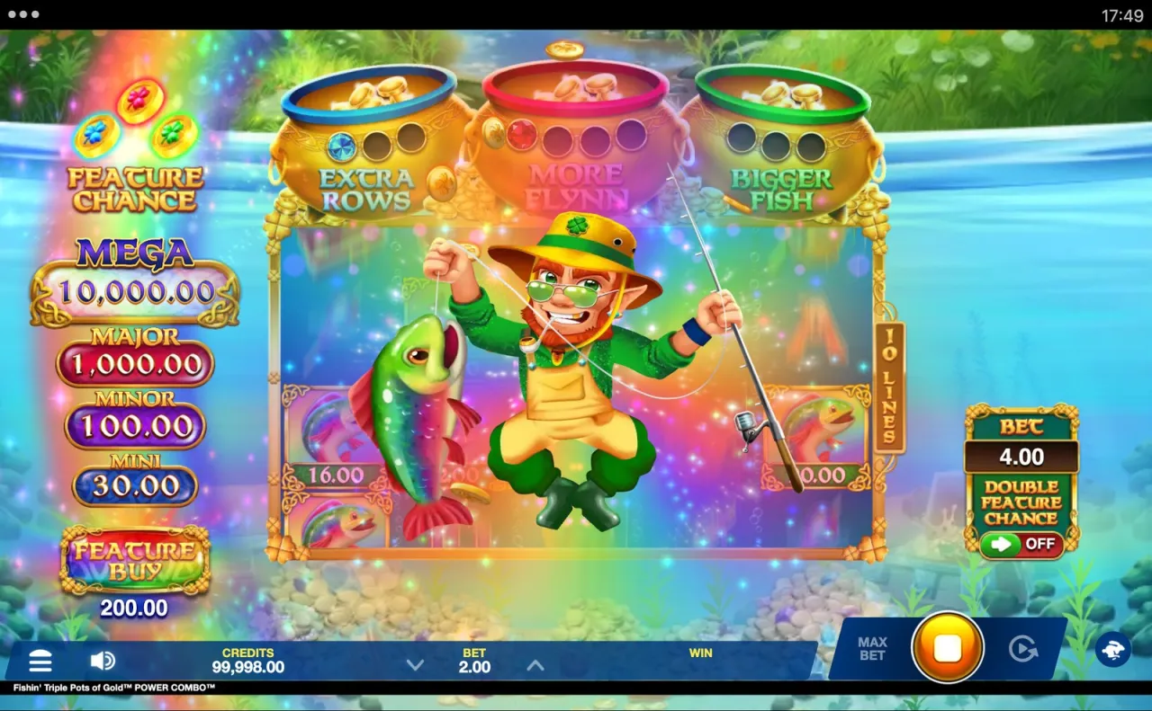 Fishin' Triple Pots of Gold Power Combo slot
