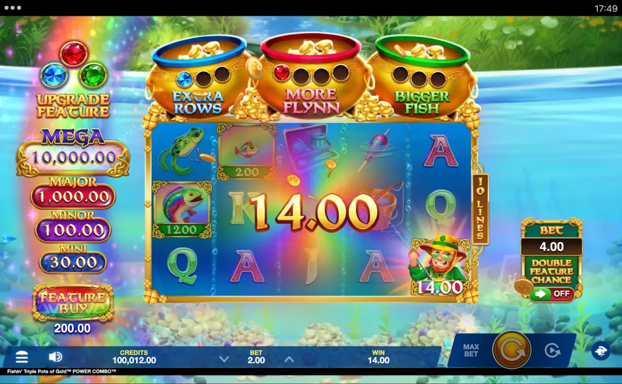 Fishin' Triple Pots of Gold Power Combo slot