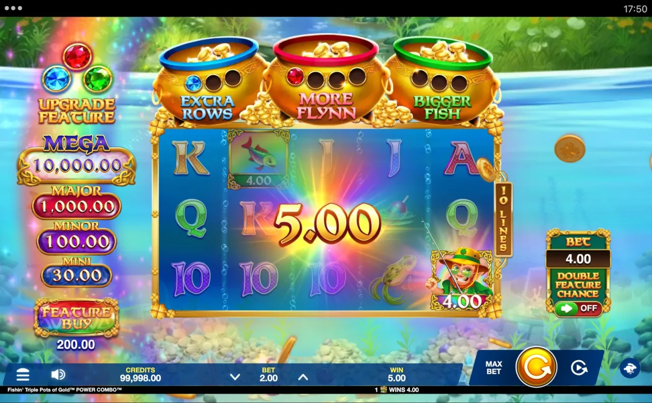 Fishin' Triple Pots of Gold Power Combo slot