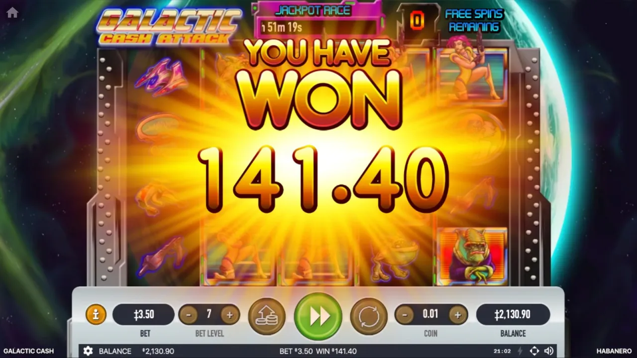 Galactic Cash slot