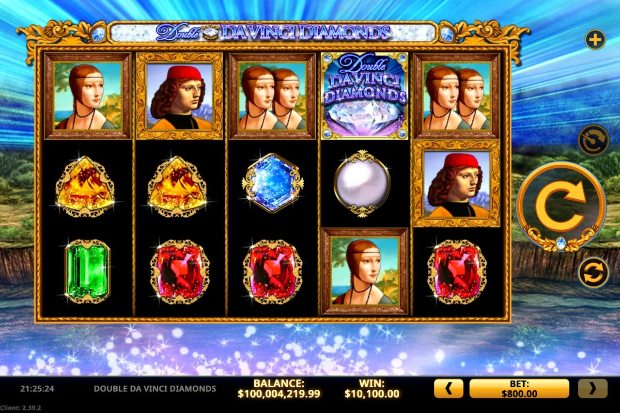 Double Da Vinci Diamonds slot