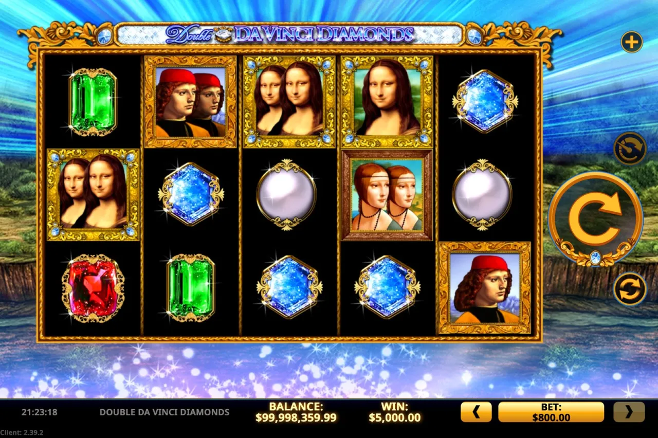 Double Da Vinci Diamonds slot