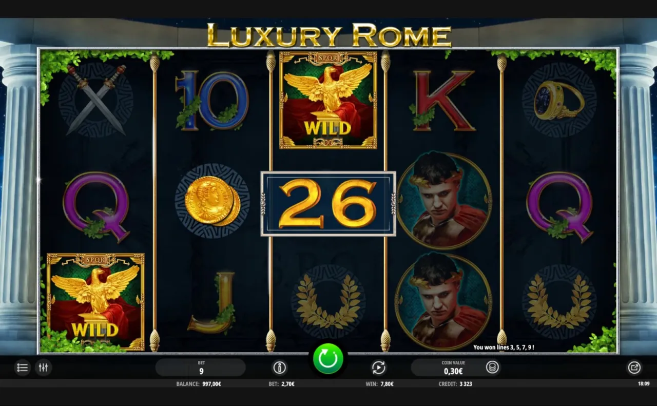 Luxury Rome HD slot