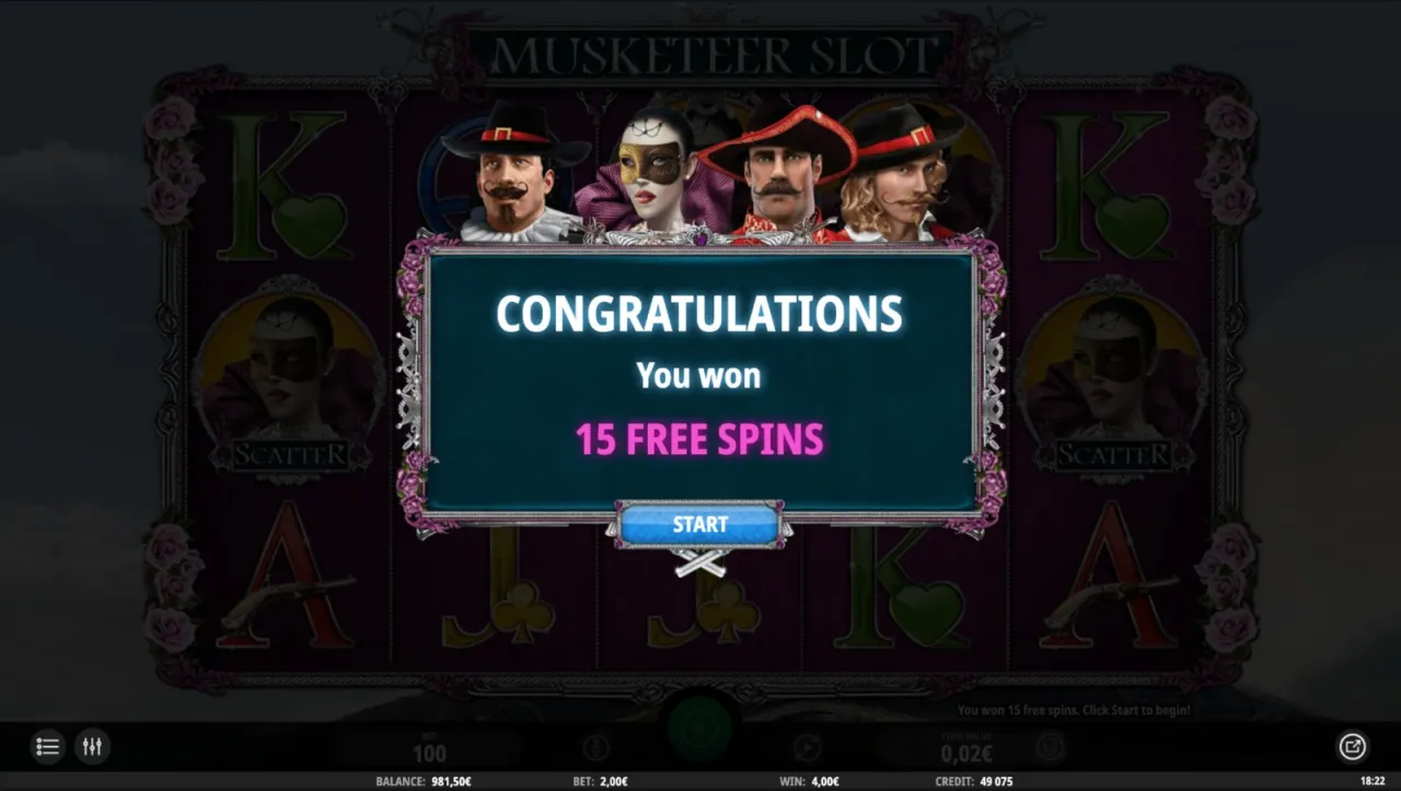 Musketeer Slot slot
