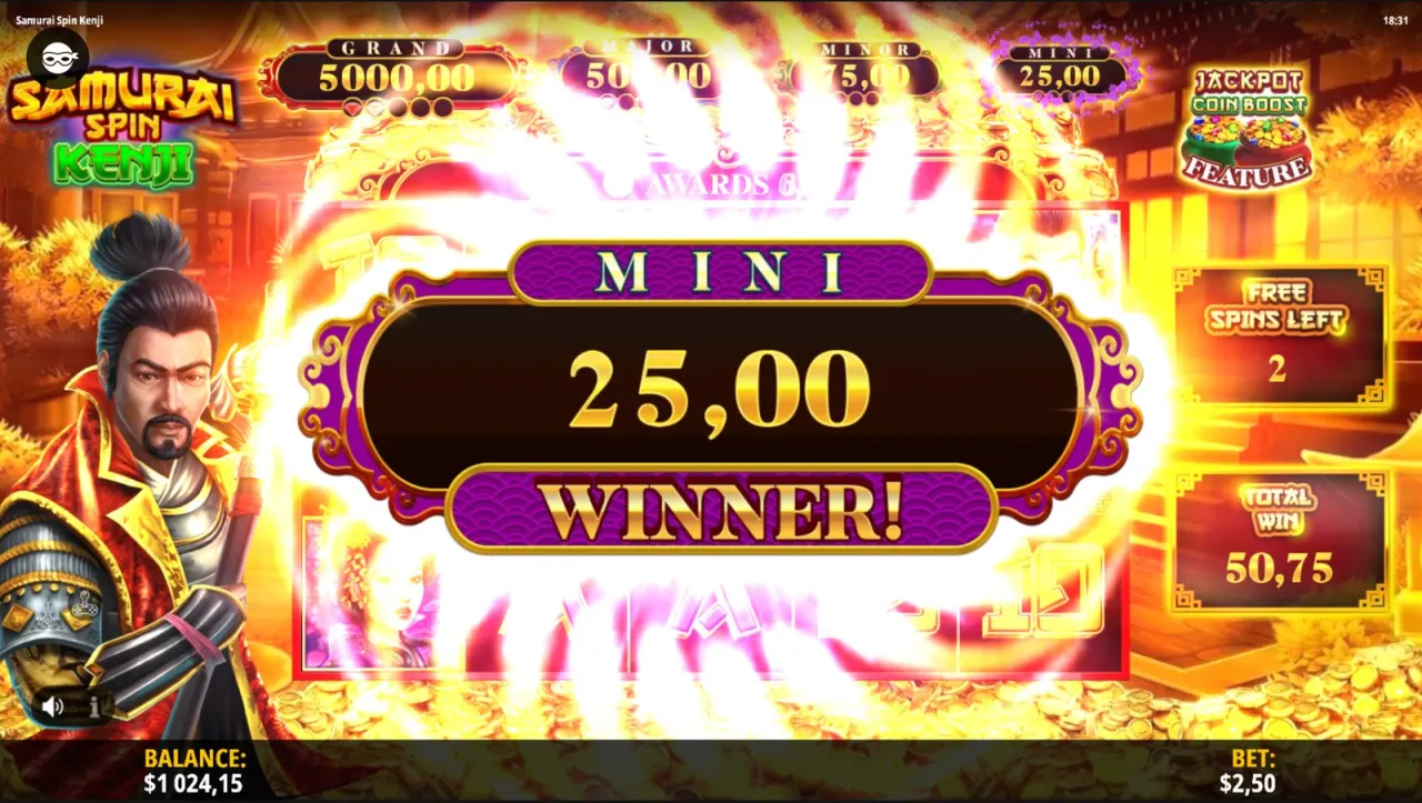 Samurai Spin Kenji slot
