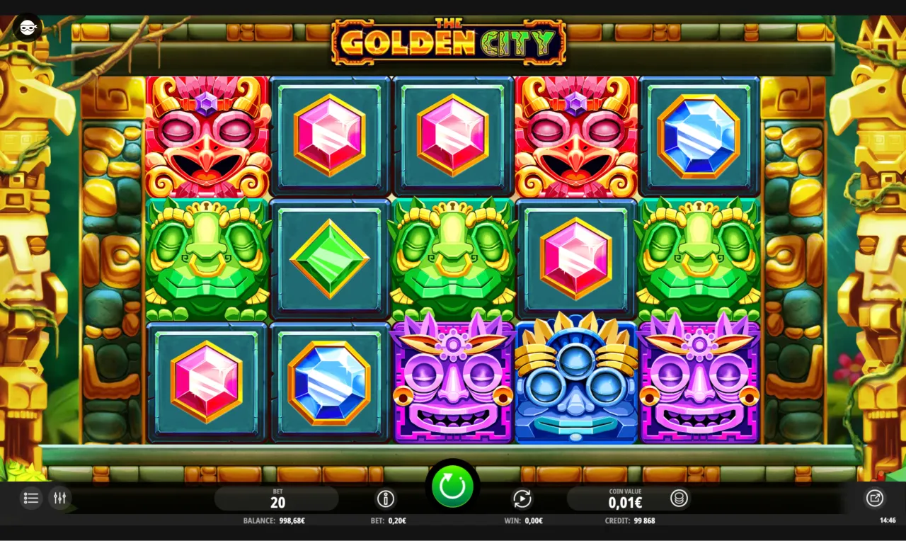 Settled Aztec base grid showing mask premiums and coloured gem symbols