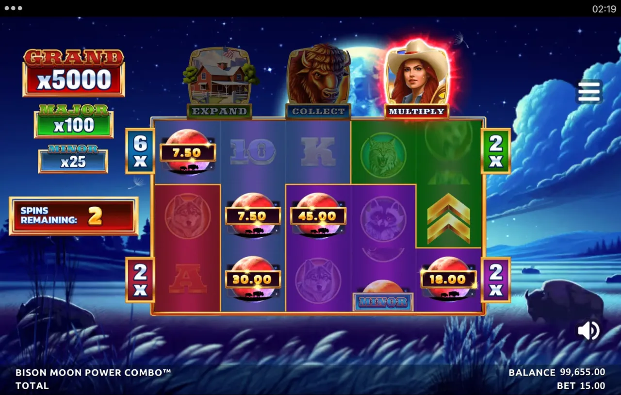 Bison Moon Power Combo slot