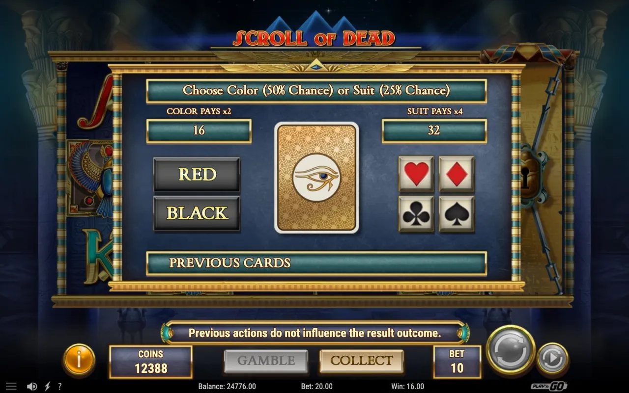 Scroll of Dead slot