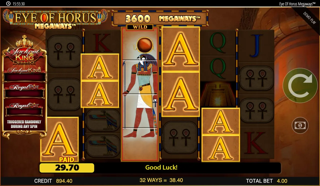 Eye of Horus Megaways Jackpot King slot