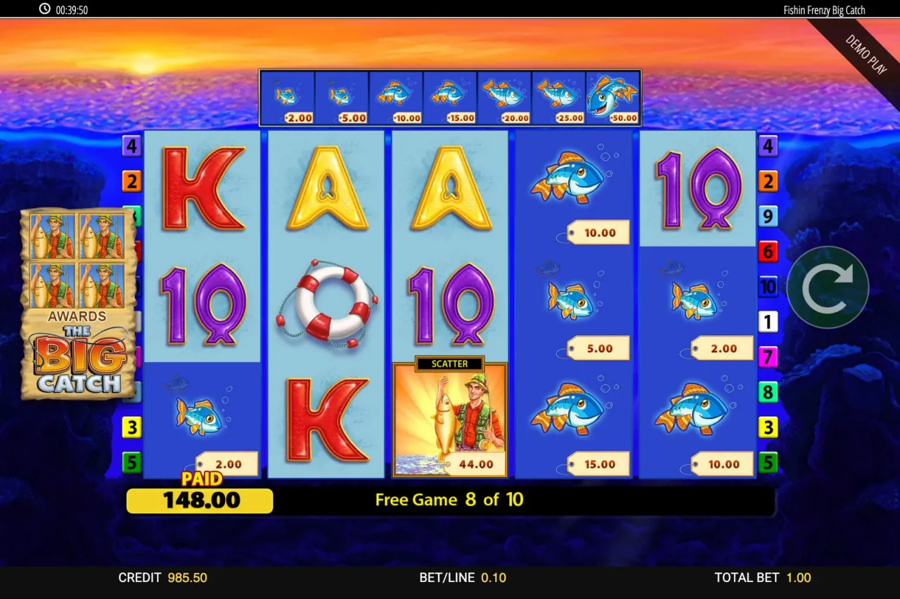 Fishin' Frenzy The Big Catch slot