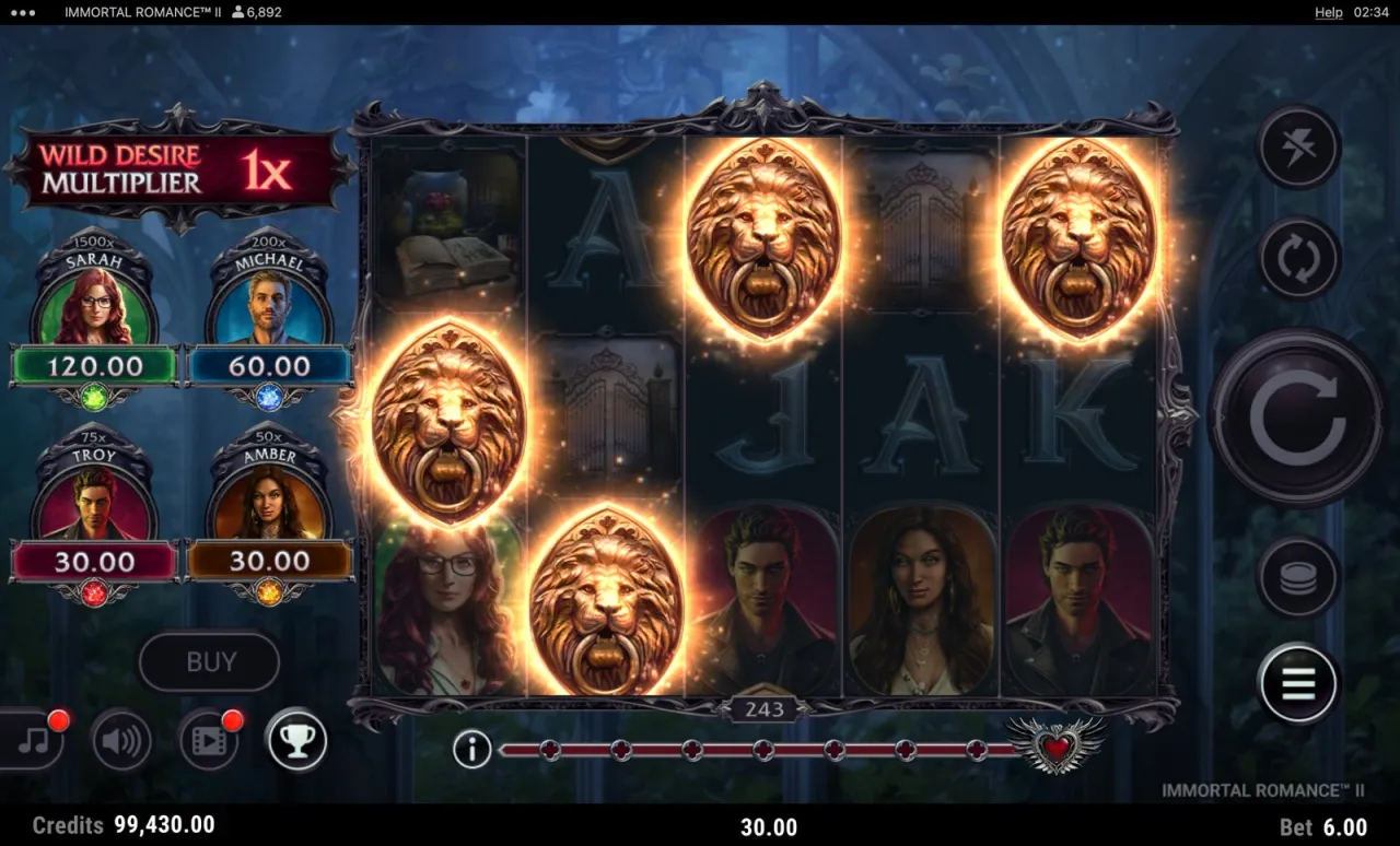 Immortal Romance II slot